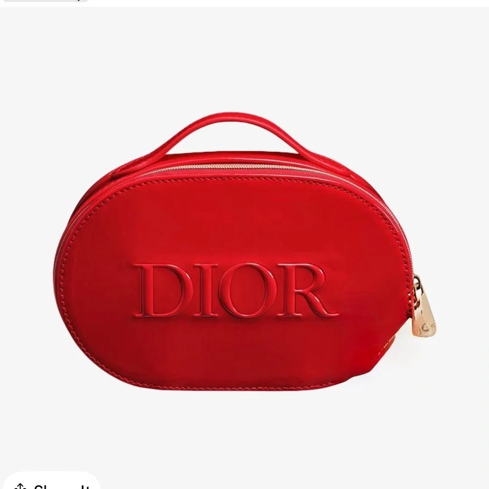 Dior Glossy Red Cosmetic Case